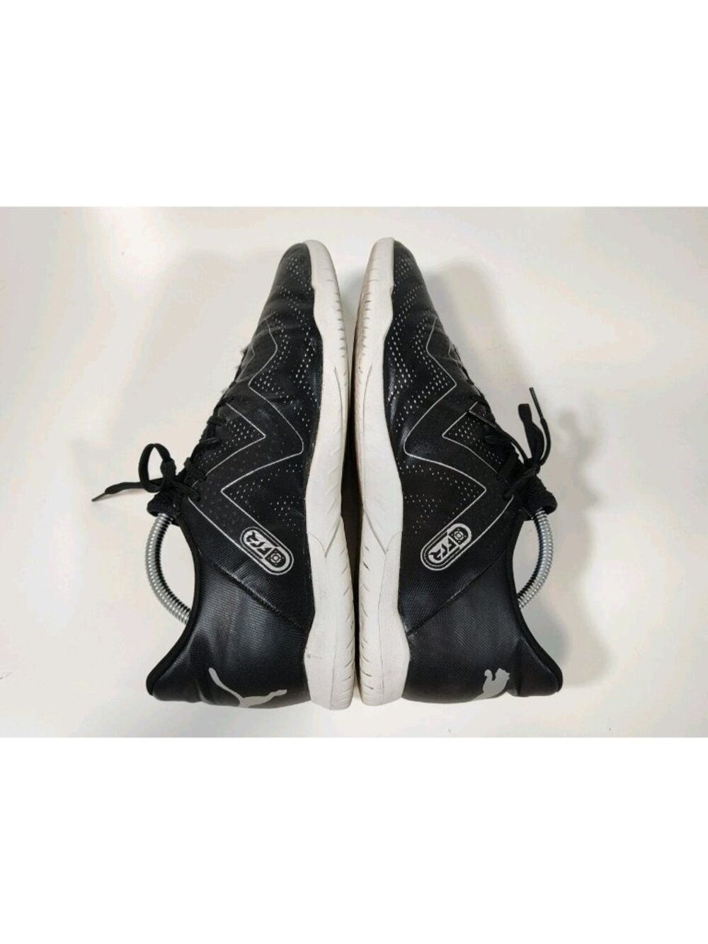 Puma Future Play It Indoor Soccer Shoes Men's 11 Black Silver 107382-02 - Picture 5 of 9